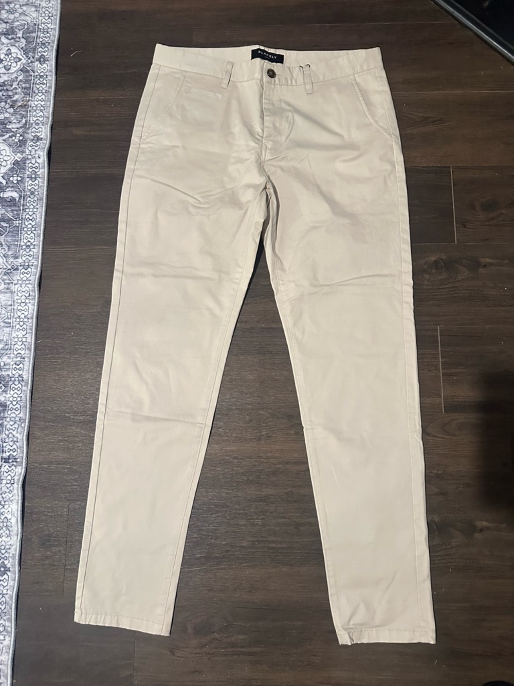 Blakely Men's Chinos in Light Beige - Picture 2 of 14